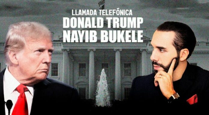 Los temas de la conversación entre Trump y Bukele fueron la inmigración ilegal y la lucha contra las pandillas.