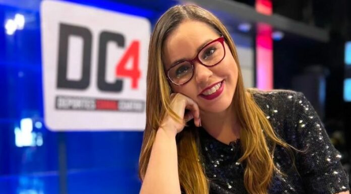 La presentadora Dianna Escobar, del programa deportivo DC4, anunció que se retira del programa debido a nuevos proyectos, siempre en TCS.