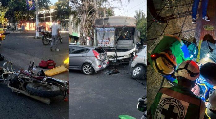 En las últimas horas se han registrado varios accidentes que han dejado como saldo al menos 15 personas lesionadas.