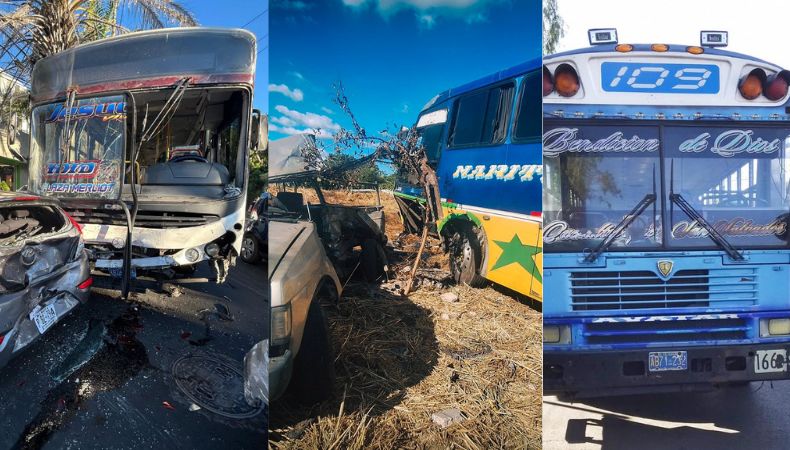 En los primeros tres días de esta semana, los autobuses han sido los protagonistas de los accidentes de tránsito registrados en el país.
