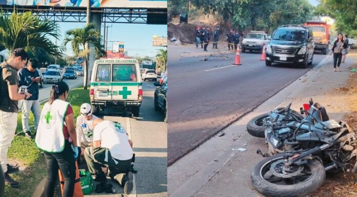 Un peatón murió esta mañana tras ser atropellado por una motocicleta. Además, se contabilizan varios lesionados en otros accidentes de tránsito.