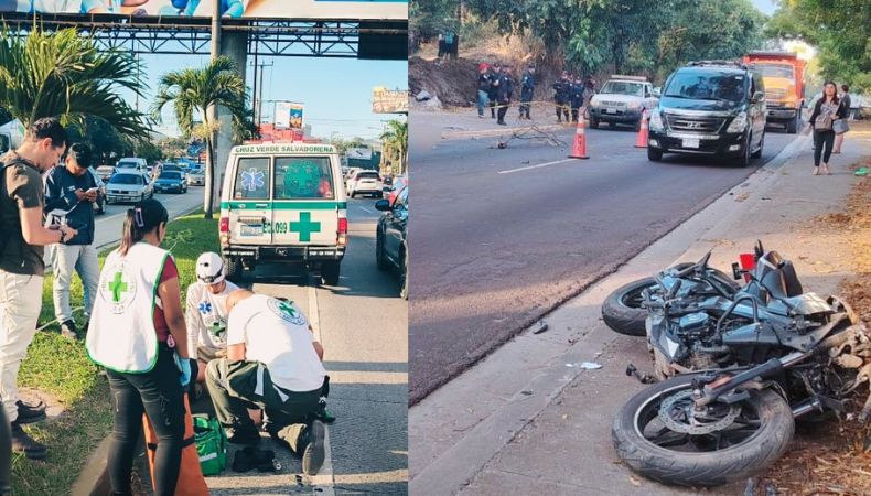 Un peatón murió esta mañana tras ser atropellado por una motocicleta. Además, se contabilizan varios lesionados en otros accidentes de tránsito.