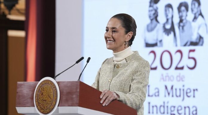 La presidenta de México, Claudia Sheinbaum dijo hoy que su gobierno tiene una “mesa de diálogo” con Estados Unidos ante la amenaza de su homólogo Donald Trump de imponer aranceles a su país.