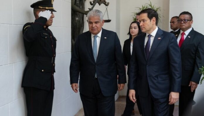 Marco Rubio a Panamá en medio de polémicas por El secretario de Estado de EE. UU., Marco Rubio, se reúne este domingo con el presidente, José Raúl Mulino, en el Palacio de las Garzas.