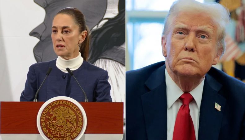 La presidenta Sheinbaum anunció el lunes que EE. UU. decidió pausar por un mes los aranceles del 25% a México tras alcanzar acuerdos de seguridad.