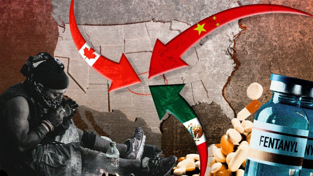 Crisis del fentanilo en EEUU. Trump acusa a México, Canadá y China