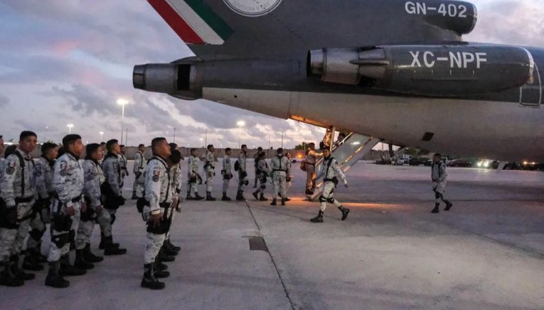 El despliegue forma parte del acuerdo para que el presidente Donald Trump no impusiera aranceles del 25%.