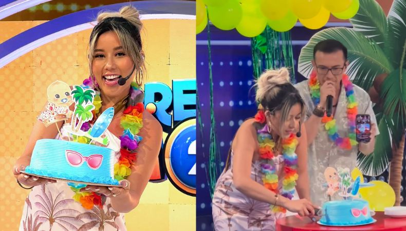 Mafer Salinas le dio la bienvenida a un nuevo año de vida, con una celebración al estilo playero en el programa Prendi2.