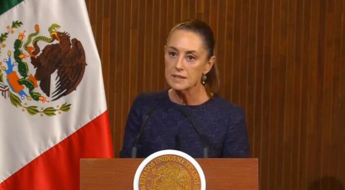 La presidenta de México Claudia Sheinbaum denunció hoy que su país enfrenta amenazas a su soberanía nacional y un espíritu intervencionista.