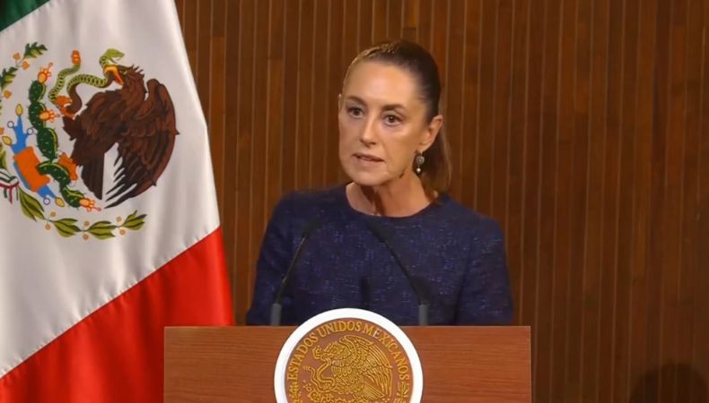 La presidenta de México Claudia Sheinbaum denunció hoy que su país enfrenta amenazas a su soberanía nacional y un espíritu intervencionista.
