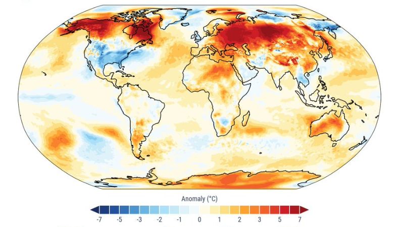 Enero de 2025 se convirtió en el más cálido hasta la fecha en el mundo, según informó hoy el Observatorio Copernicus.