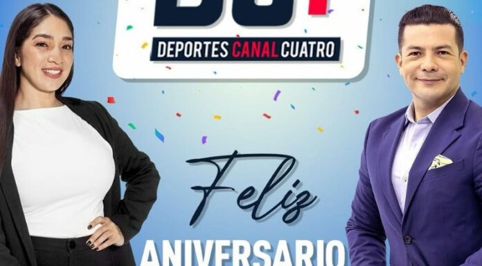 El programa deportivo DC4 cumple este 6 de febrero 8 años de transmisión ininterrumpida por señal abierta de Canal 4 para todo El Salvador.