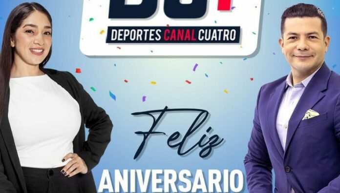¡DC4 cumple ocho años al aire! El programa deportivo DC4 cumple este 6 de febrero 8 años de transmisión ininterrumpida por señal abierta de Canal 4 para todo El Salvador.