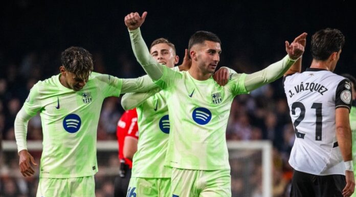 Barcelona volvió a golear al Valencia para avanzar a la antesala de la gran final del torneo copero español.