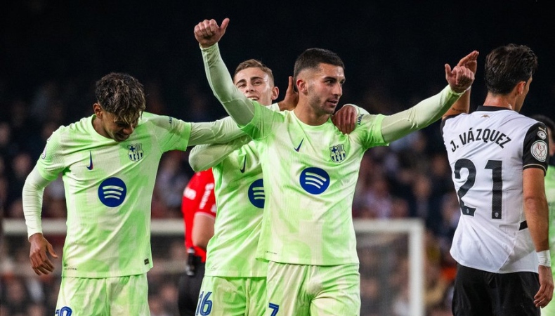 Barcelona volvió a golear al Valencia para avanzar a la antesala de la gran final del torneo copero español.