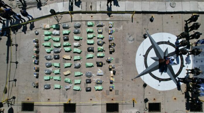 Autoridades presentaron este viernes la droga que fue incautada el pasado 27 de enero y la cual está valorada en $39 millones.