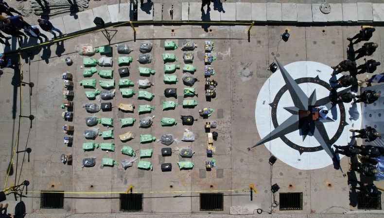 Autoridades presentaron este viernes la droga que fue incautada el pasado 27 de enero y la cual está valorada en $39 millones.