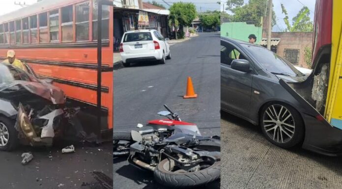 En las últimas horas se han registrado varios accidentes de tránsito en diferentes puntos del país, que han dejado al menos nueve lesionados.