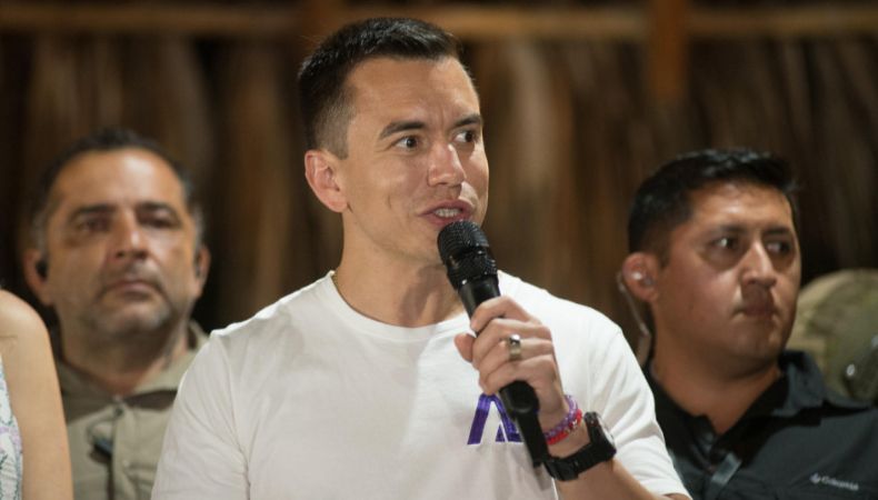 De acuerdo con el actual mandatario de Ecuador, Daniel Noboa, los resultados de la primera vuelta no cuadran con los cálculos de su campaña.