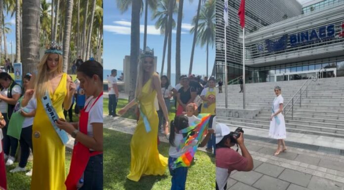 Krystyna Pyszkova, la actual Miss Mundo, tuvo la oportunidad de viajar grandes puntos turísticos en nuestro país.