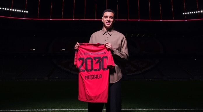 Musiala de 21 años alcanzó un acuerdo por cinco temporadas más para seguir siendo jugador del Bayern Múnich.