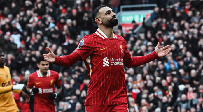 Liverpool derrotó al Wolverhampton y mantiene los siete puntos de ventaja sobre el Arsenal en la lucha por la Premier League.