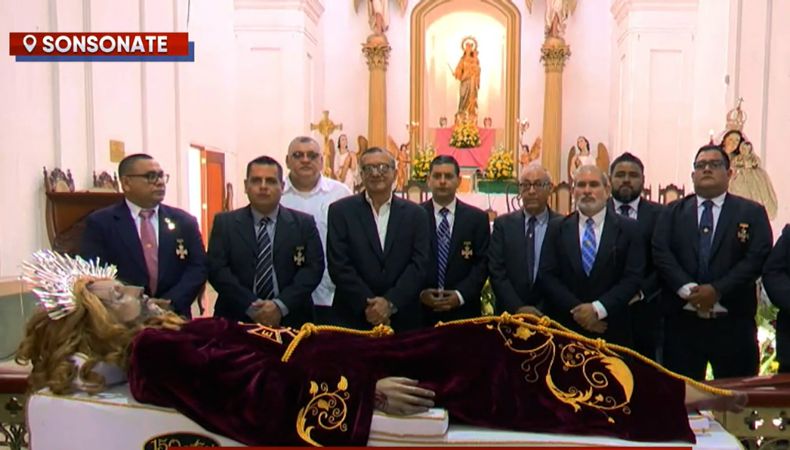 Hermandad del Santo Entierro de Cristo, en Sonsonate cumple 150 años de fundación, una fecha importante para la feligresía católica.