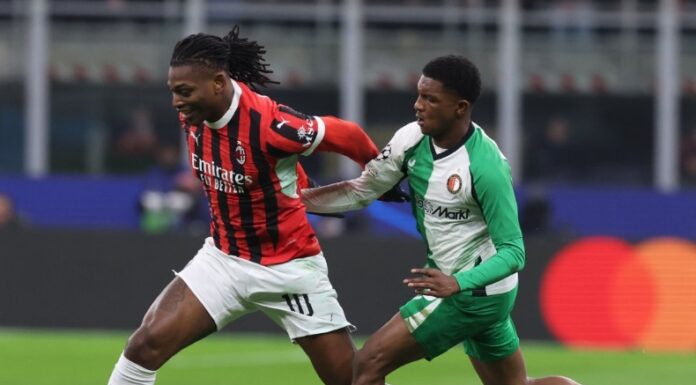 Milan empató en casa en el duelo de vuelta, pero el marcador global lo condenó a la eliminación ante el Feyenoord en la Champions.