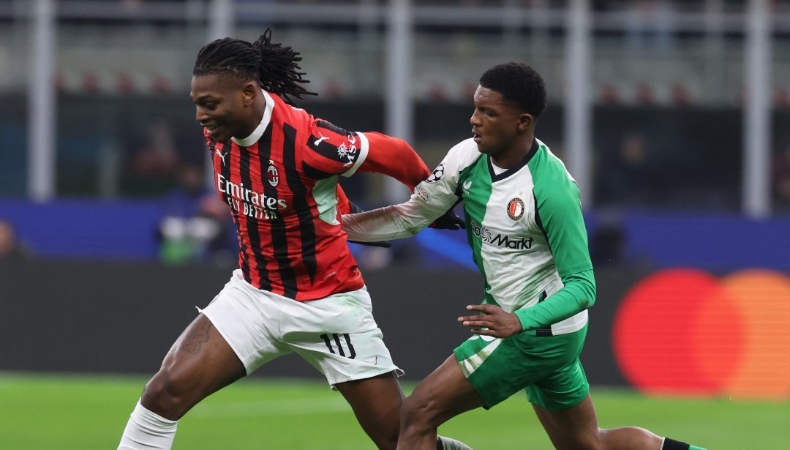 Milan empató en casa en el duelo de vuelta, pero el marcador global lo condenó a la eliminación ante el Feyenoord en la Champions.