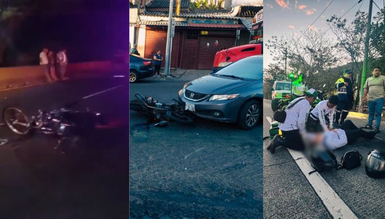 En las últimas horas se han registrado varios accidentes de tránsito en diferentes puntos del país, que han dejado un fallecido y al menos cuatro lesionados.
