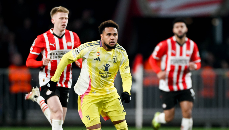 Juventus cayó eliminado en el playoff de Champions ante el PSV de Países Bajos y volvió a fracasar en el torneo europeo.