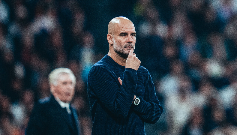 Pep Guardiola reconoció que el Real Madrid fue el mejor en la serie de playoff de Champions en la que el City fue goleado.