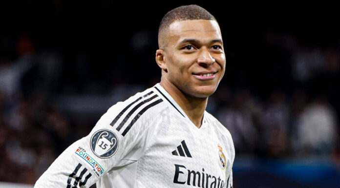 Mbappé marcó los tres goles en la gran victoria del Real Madrid ante el Manchester City el miércoles en el duelo de playoff de la Champions.