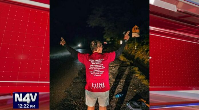 Un apasionado del senderismo, de 73 años, decidió recorrer el territorio de El Salvador en menos de una semana.