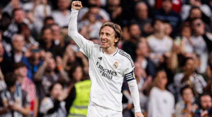 Ancelotti hizo una petición al futbolista croata tras su gran partido ante el Girona este domingo en el Santiago Bernabéu.