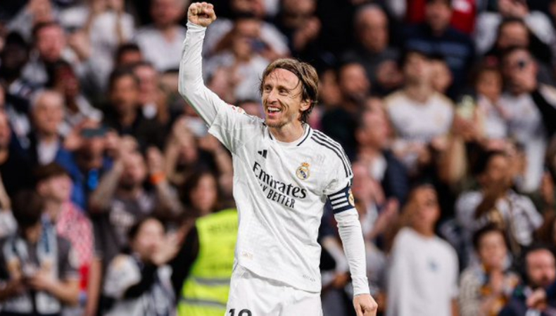 Ancelotti hizo una petición al futbolista croata tras su gran partido ante el Girona este domingo en el Santiago Bernabéu.