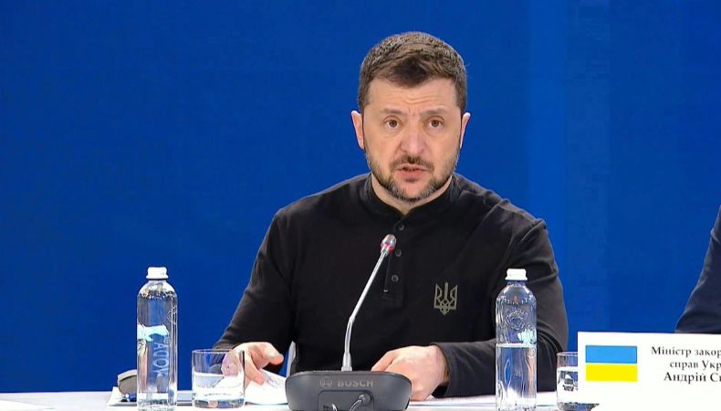 El mandatario recibió a varios aliados extranjeros que viajaron a Kiev para reafirmar su apoyo a Ucrania.