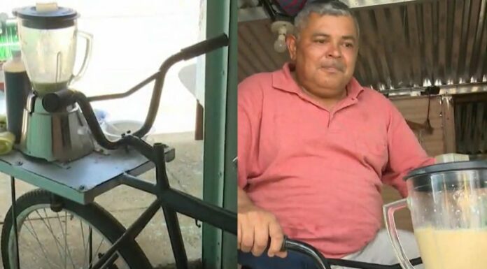 ¿Alguna vez se imaginó preparar un licuado mientras se ejercita en una bicicleta? Pues esto es una realidad con la ayuda de la bici-licuadora.