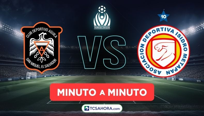 PORTADA ÁGUILA VS METAPÁN Repasa los detalles del partido de la novena fecha del Torneo Clausura 2025 de la Liga Mayor de Fútbol entre Águila y Metapán.