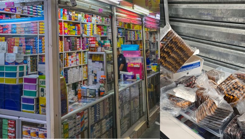 Las autoridades realizaron este día un total de 14 allanamientos a establecimientos que comercializaban medicamentos falsificados.