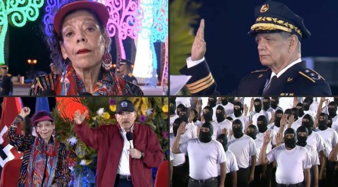 En la capital del país juraron con la mano en alto ante el presidente Daniel Ortega y su esposa, la copresidenta Rosario Murillo.