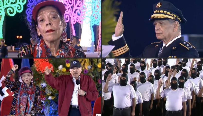 En la capital del país juraron con la mano en alto ante el presidente Daniel Ortega y su esposa, la copresidenta Rosario Murillo.