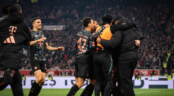 Bayern Múnich derrotó de visita al Stuttgart para ampliar a once puntos la ventaka sobre el Leverkusen en la lucha por la Bundesliga.