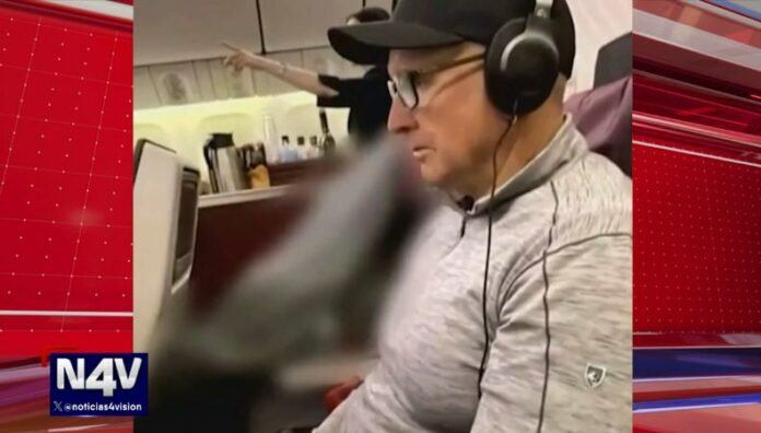 ¡Insólito! Una pareja de australianos viajó a la par de un cadáver Una mujer falleció en pleno vuelo y su cuerpo permaneció en un asiento a la par de una pareja de australianos, quienes quedaron atónitos.