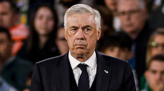 Ancelotti no perdonó el mal partido de su equipo ante el Betis que le costó la oportunidad de ser líderes del campeonato español.