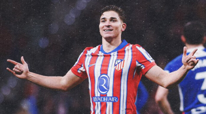 Atlético de Madrid gracias al gol del delantero argentino Julián Álvarez derrotó al Athletic Club y alcanzó el liderato provisional de LaLiga.