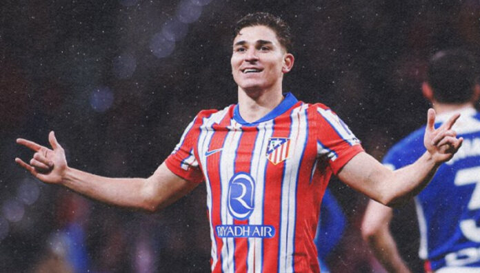 Atlético de Madrid ganó gracias al gol de Julián Álvarez Atlético de Madrid gracias al gol del delantero argentino Julián Álvarez derrotó al Athletic Club y alcanzó el liderato provisional de LaLiga.