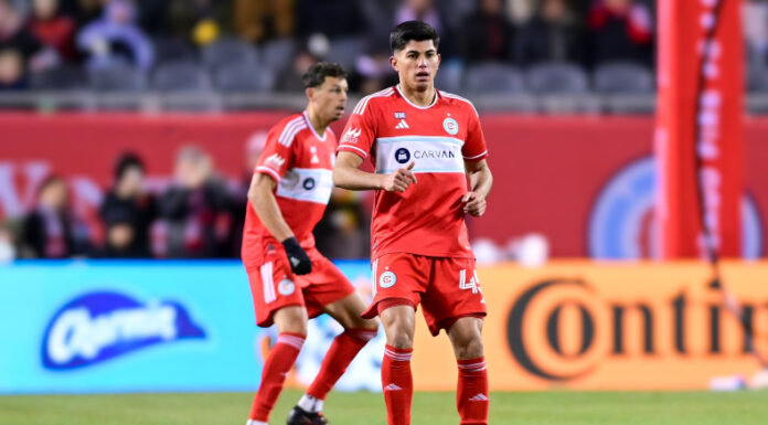 Harold Osorio debutó oficialmente con el primer equipo del Chicago Fire en la segunda jornada de la temporada 2025 de la MLS.