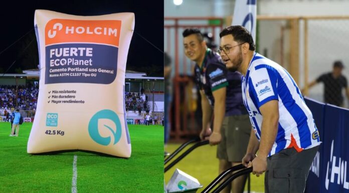 El medio tiempo del encuentro entre el Isidro Metapán vs. Alianza, tuvo como protagonistas a Holcim, con sus dinámicas y premios.