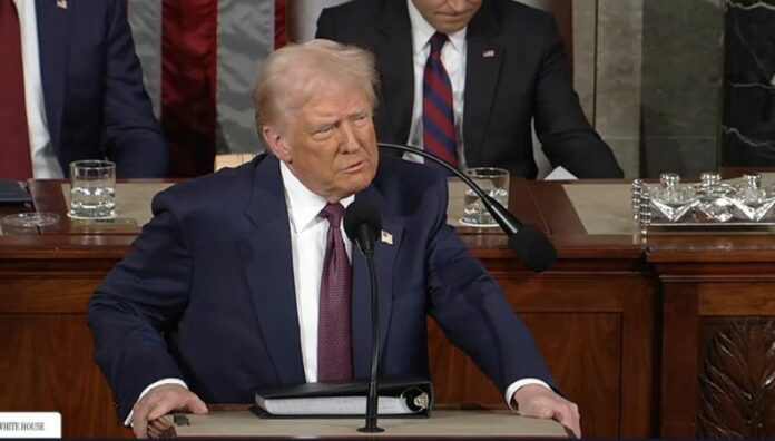 Donald Trump “Los Estados Unidos ha vuelto” El presidente de Estados Unidos, Donald Trump dio su primer discurso de su segundo mandato, donde destacó que su país “ha vuelto”.